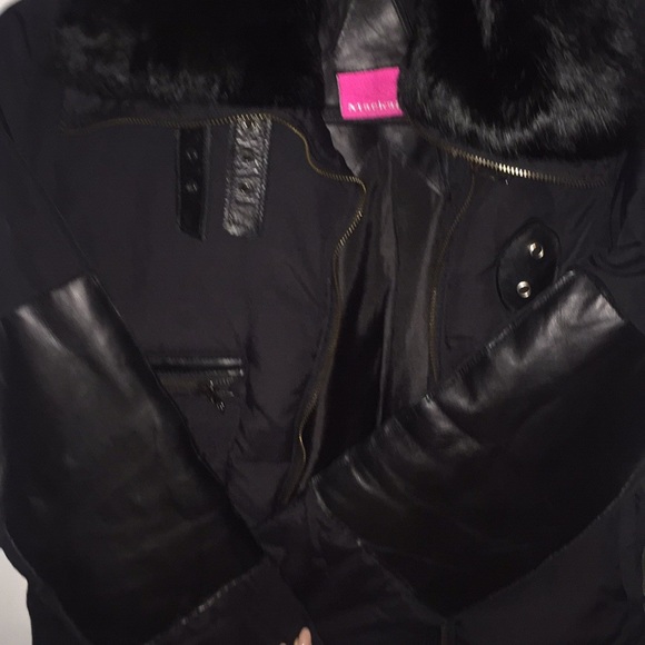 Vintage Mackage Down Jacket w/ Fur & Leather trims - Picture 2 of 3